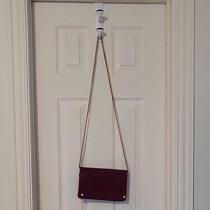 Elegant Burgundy Crossbody Bag